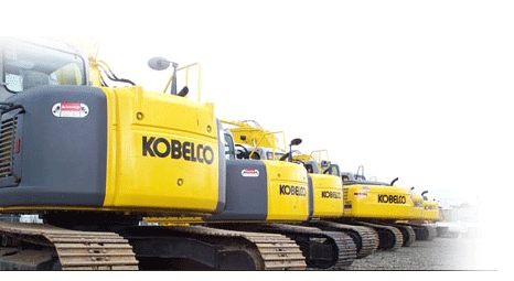 picture of kobelco machines
